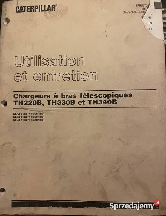 Instrukcja obsługi ładowarka teleskopowa małopolskie Biczyce Górne