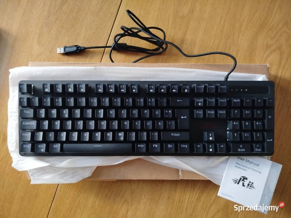 Mechaniczna klawiatura gamingowa RII RK910 Nowa Oświęcim