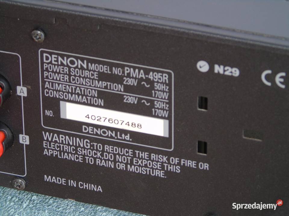 Wzmacniacz Denon PMA495R sprawny WYSYŁKA Jasło