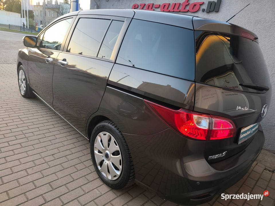 Mazda 5 7 osób I wł bezwypadkowy serwis bogata światła przeciwmgielne łódzkie