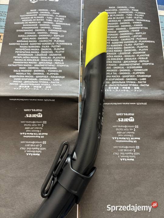 Fajka Nurkowa Maresa ERGO FLEX z zaworkiem Nurkowanie Bytom