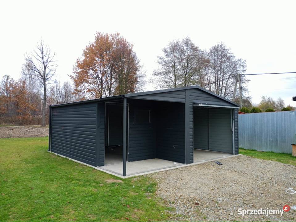 Garaż Blaszany Blaszak z pomieszczeniem Olecko-Kolonia