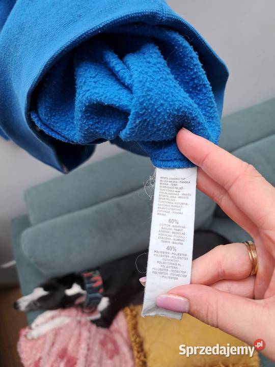 Bluza męska House niebieska Detroit Still Alive House Odzież sportowa Trąbki Wielkie sprzedam