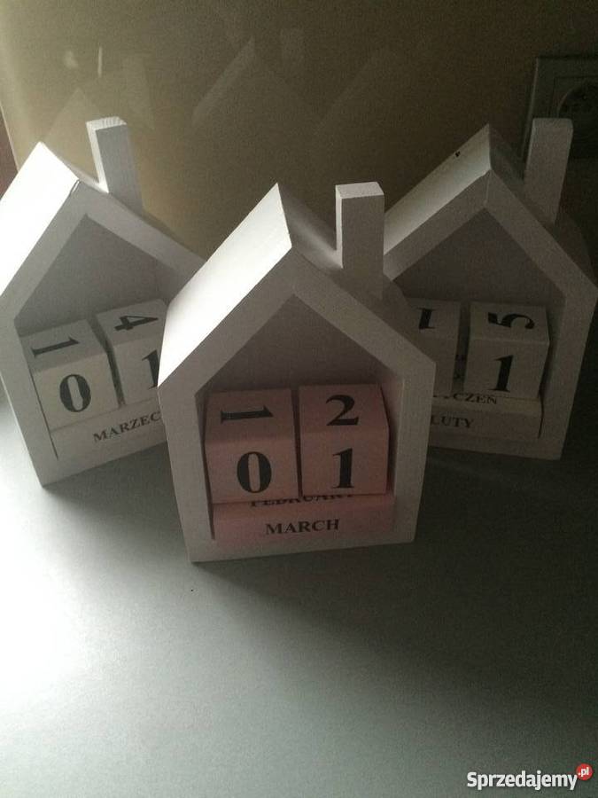Domek kalendarz biały śląskie Rybnik