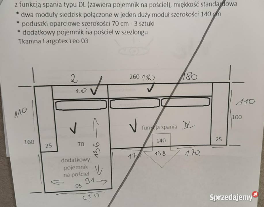 Sprzedam narożniki Sofa dolnośląskie Bielany Wrocławskie