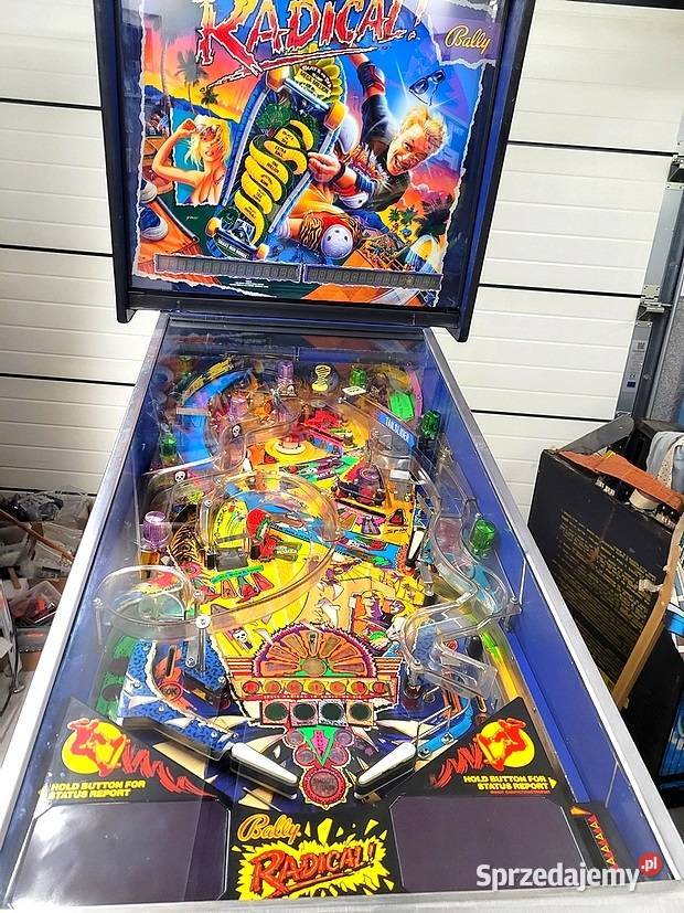 flipper fliper Radical Stan pinball 1990r Elbląg