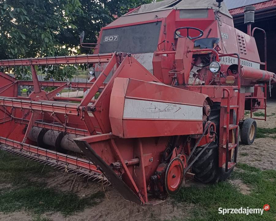 Kombajn zbożowy Massey Ferguson 507 Wola Więcławska