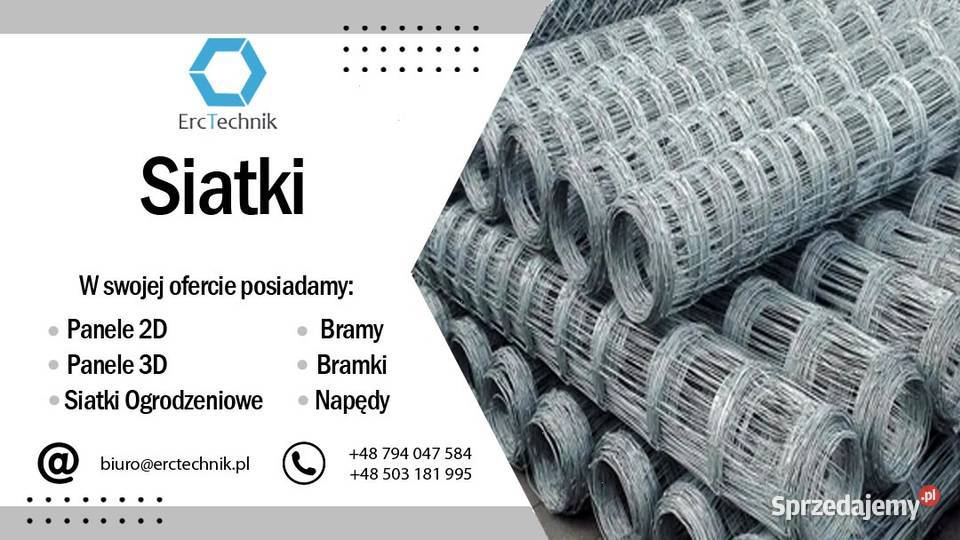 Płot 3D panelowy 120 MEGA PROMO 38 mb Siatki i panele Rąpice