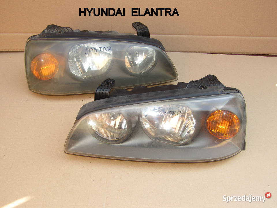 LAMPA PRZEDNIA LEWAPRAWA HYUNDAI ELANTRA 92102 Rok produkcji 2003 Lampy przednie łódzkie Mysłaków