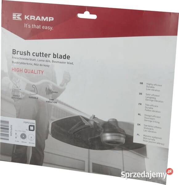 Nóż do kosy 4 zęby L230 254 2 mm FGP514266 Kamionna sprzedam