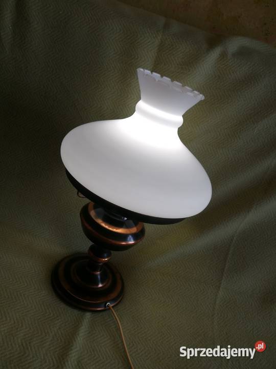 Lampa stołowa Polam Wieliczka Styl retro naftowa zachodniopomorskie Szczecin