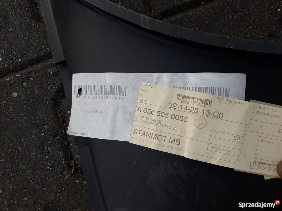 6565050055 osłona wentylatora Mercedes 3233 3234 Częstochowa