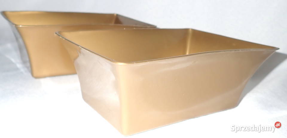 Miski na stroiki IKEBANA ŚREDNIA 19 złote grafit Siewierz