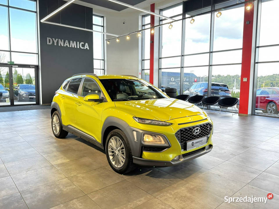 Hyundai Kona 16TGDI 177 DCT 2020 r salon I isofix małopolskie Myślenice sprzedam