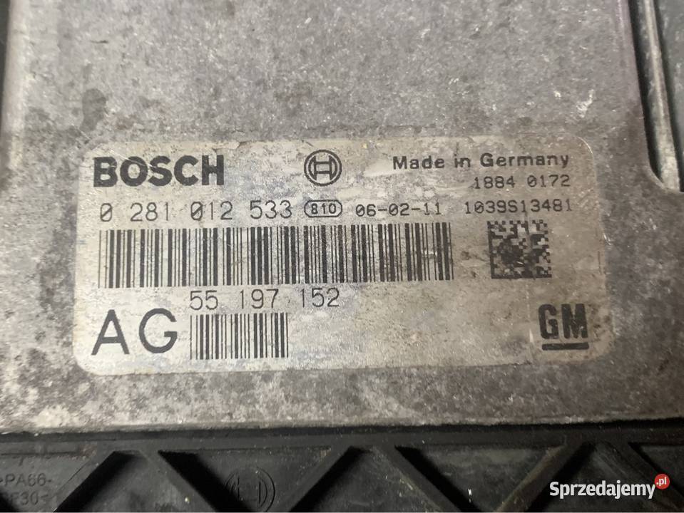 55197152 komputer sterownik silnika opel vectra Części samochodowe Szczecin