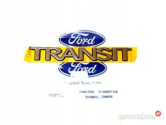 EMBLEMAT NAPIS PRZÓD PRAWYCH DRZWI FORD TRANSIT Głogów