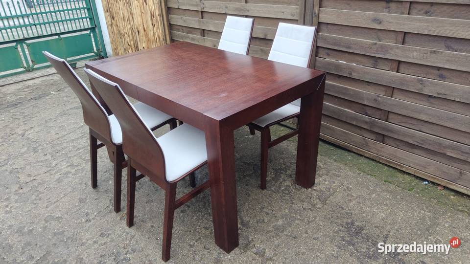 Komplet Paged stół rozkładany Cuba 4 krzesła