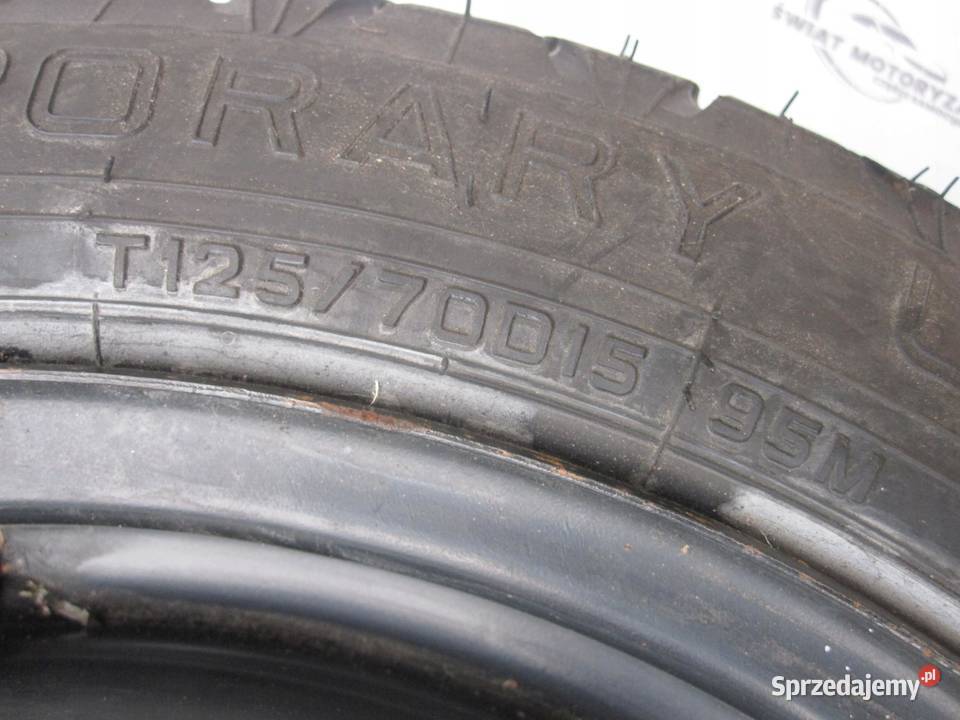 NISSAN koło dojazdowe 1257015 95M 4x100 ET40