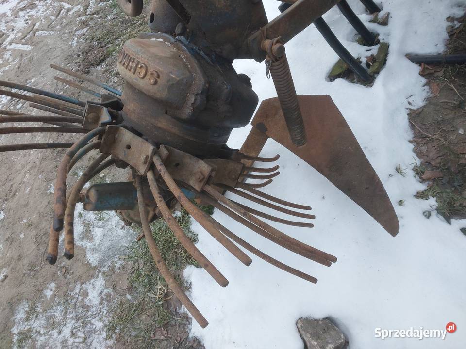 Kopaczka schmotzer napędzana z WOM Kopaczki łódzkie