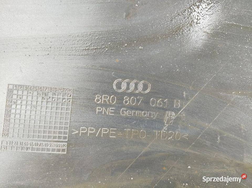 AUDI Q5 8R0 OFFROAD 0816 SPOJLER BLACHA ZDERZAK sprzedam