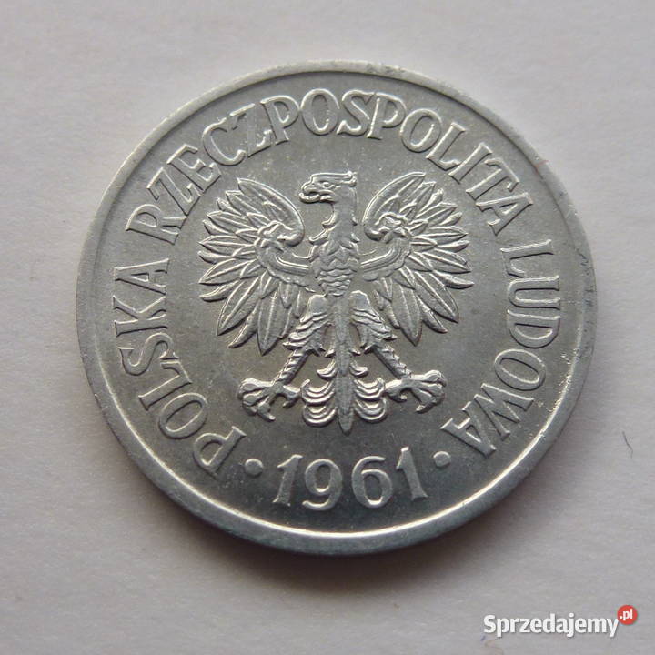 Moneta 10 groszy 1961 Warszawa