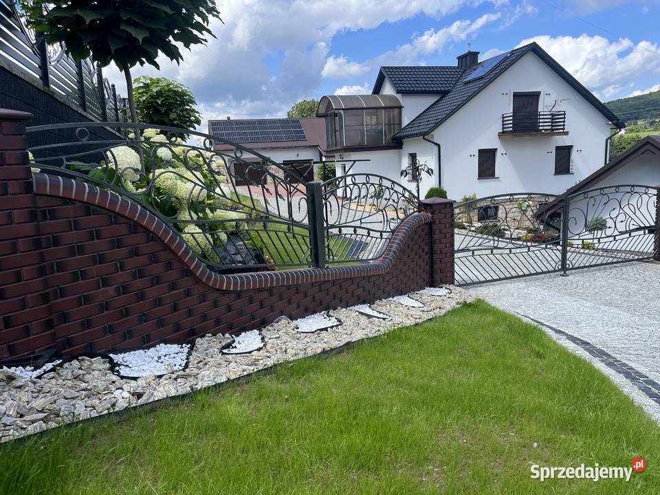 Brama grzebieniowa ogrodzenie Limanowa