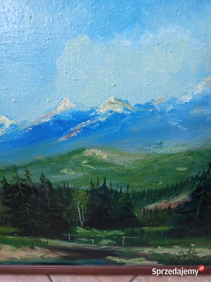 Obraz olejny Tatry Borysiewicz Malarstwo lubuskie Gorzów Wielkopolski sprzedam
