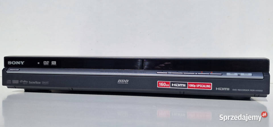SONY CD RDR hx 650 Nagrywarka DVD HDD odtwarzacz Międzychód