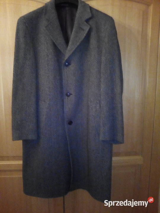 Nowy płaszcz męski premium 100 wełny Warszawa