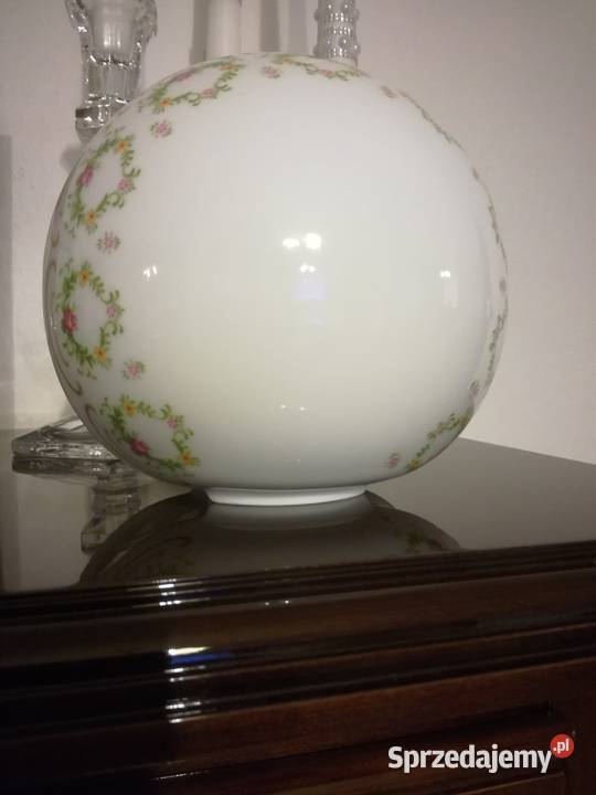 Porcelana Krautheim Rzadki wazon kugel śląskie