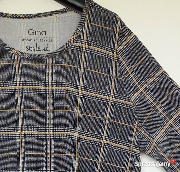 XL50 Tunika bluzka z delikatnej dzianinki Gina Gliwice