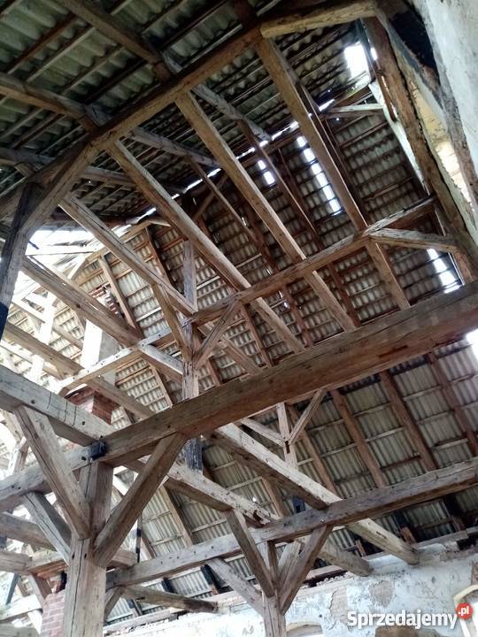 Drewno konstrukcyjne belki z okolo 1850 roku sprzedam