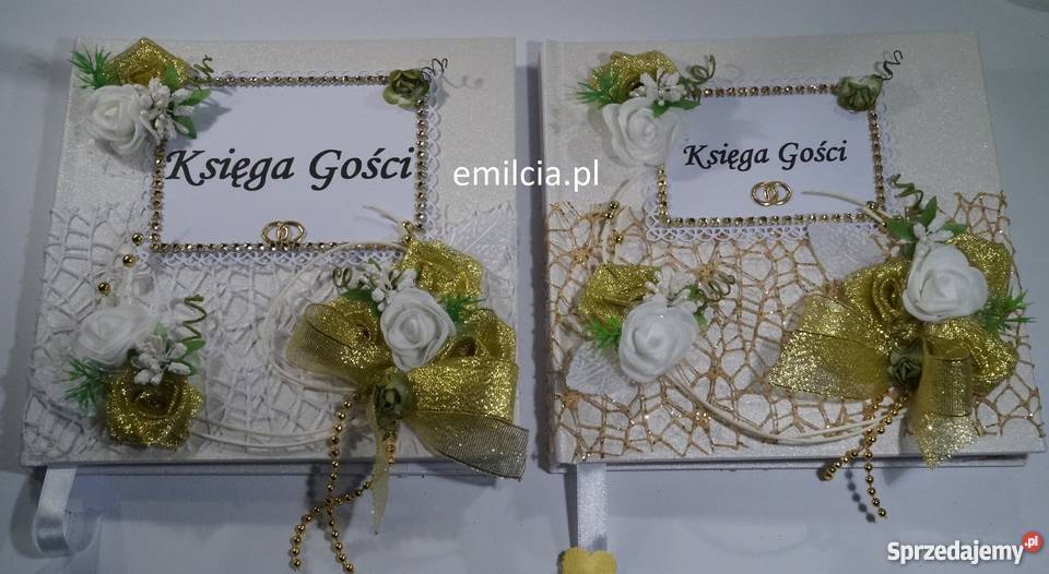 Księga Gości Album kolor Biel Zieleń z dodatkiem Zielona Góra sprzedam
