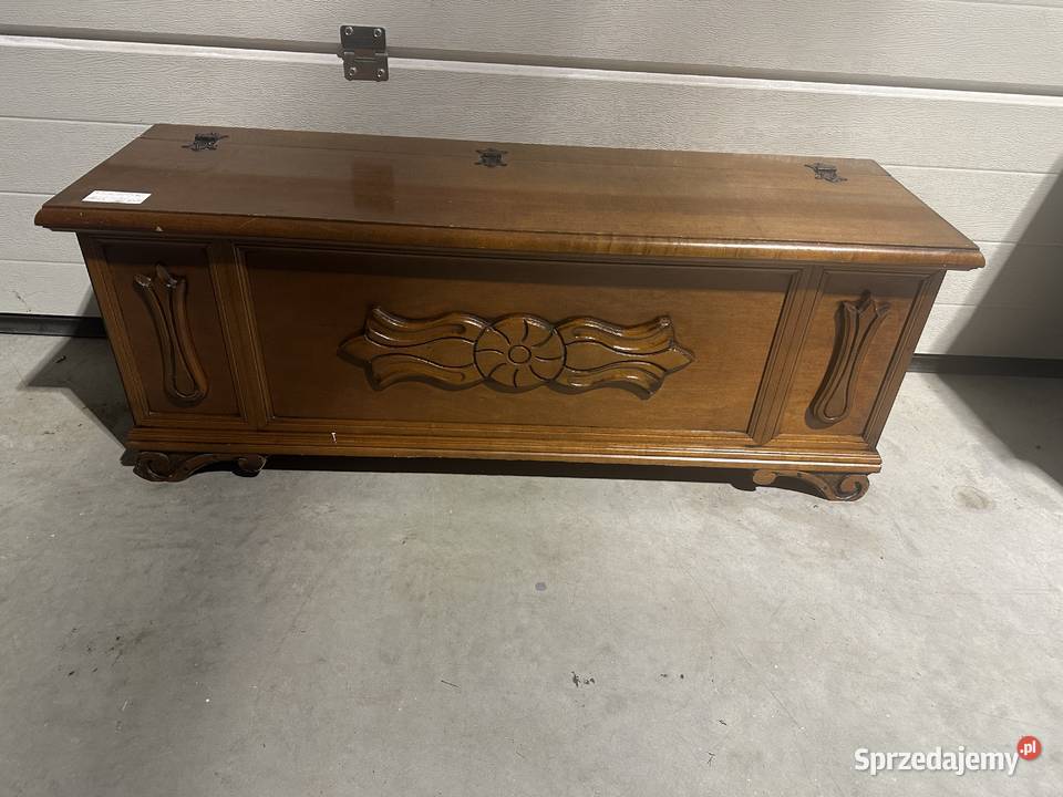 Drewniana skrzynia kufer 118 Sławoszewek sprzedam