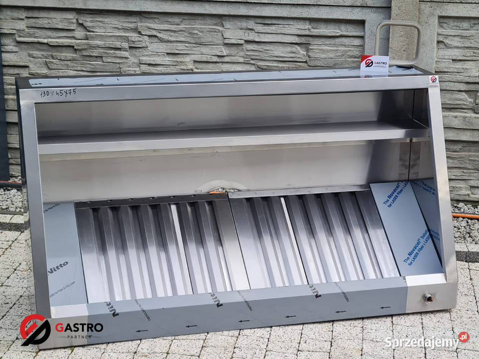 Okap skośny przyścienny o wym 1300x700x450 Ostrów Wielkopolski sprzedam