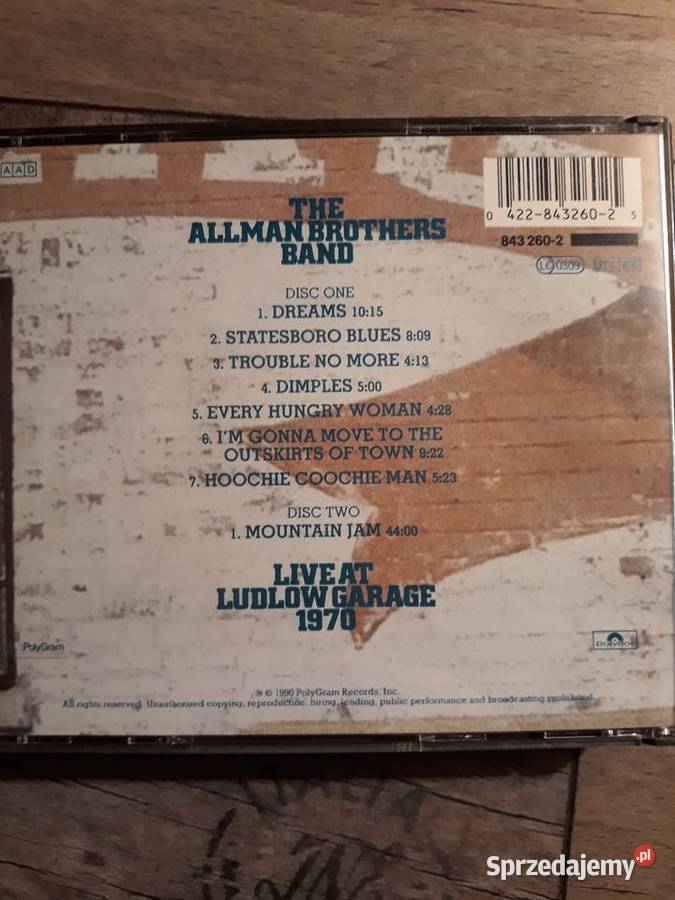 Niezapomniane koncerty ALLMAN BROTHERS BAND Live podkarpackie Rzeszów