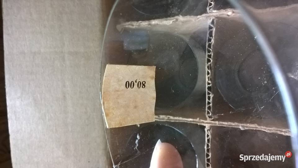 Szklanki na piwo PRL oryginalne pudełko szklanka Puławy