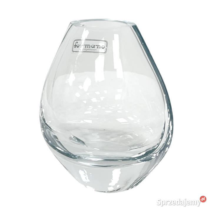 Szklany Wazon ręcznie formowany Minimalistyczny Warszawa