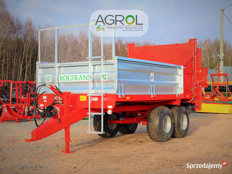 Rozrzutnik obornika ROLTRANS IGAMET 6 8 ton UNIA Kwidzyn