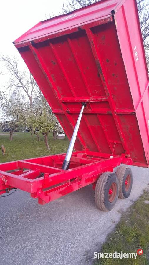 Przyczepa Gubi tandem rolnicza wysokiego nieuszkodzony Lubień Kujawski