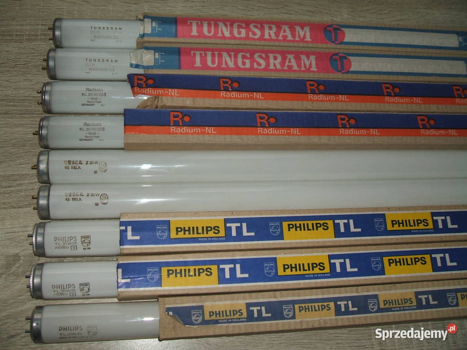ŚwietlówkiJarzeniówki 20Watt Philips Tungsram Żarówki i świetlówki Poznań sprzedam