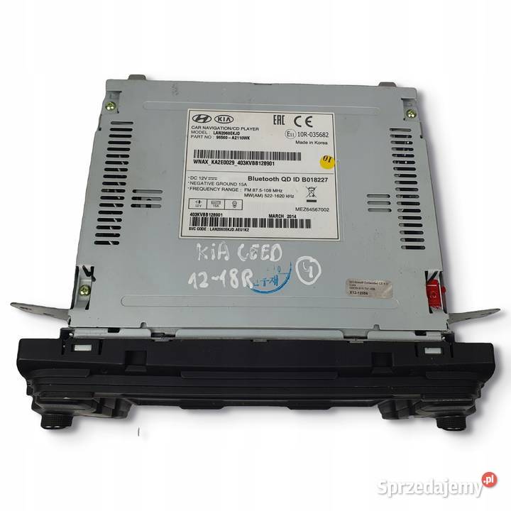 RADIO CD RADIOODTWARZACZ NAWIGACJA NAVI Kia Ceed