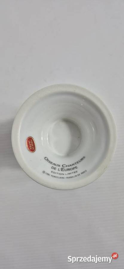 Porcelanowy Kielich Wazonik Kolekcja Oiseaux Pozostałe