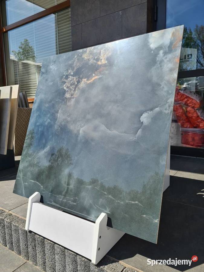 PŁYTKA gres AQUAMARINE BLACK POLER 798X798 GAT 2 Opoczno