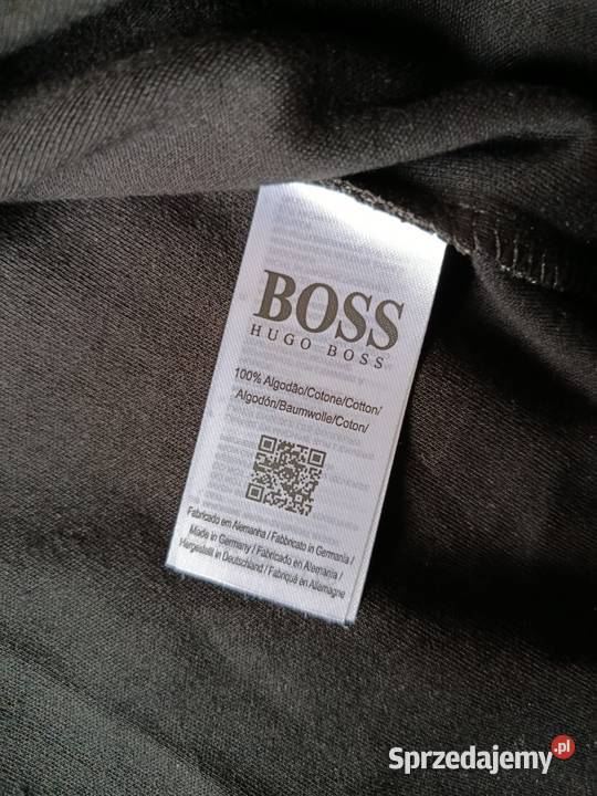 Koszulka polo Hugo Boss nowoczesny design czarna Hugo Boss Odzież wyjściowa