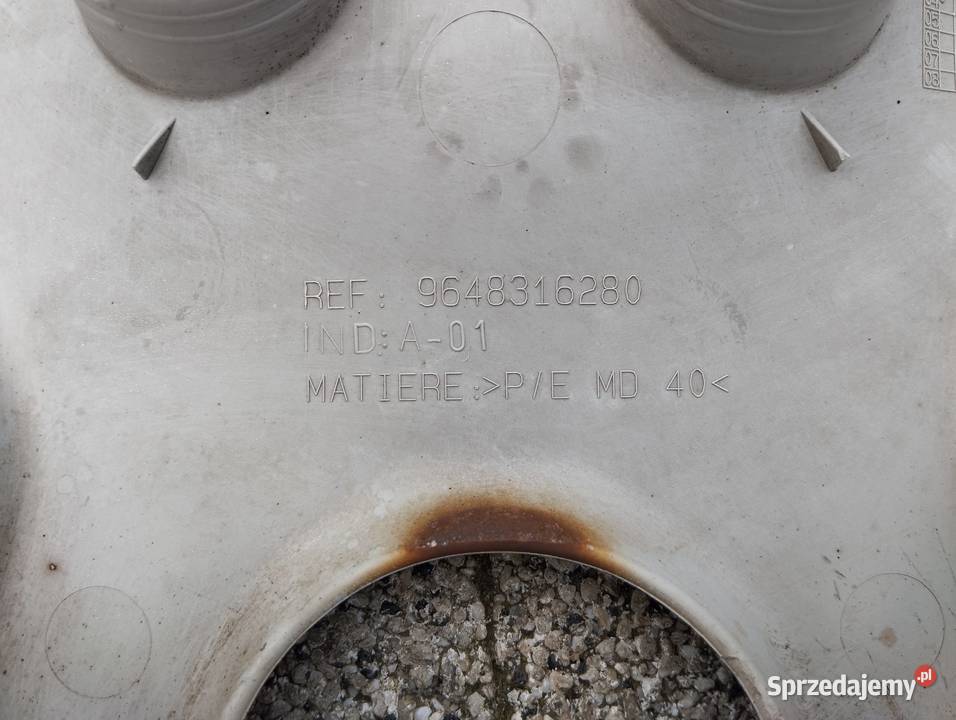 Kołpak Peugeot 14 Cuba 9648316280 pojedyncza Kamieniec