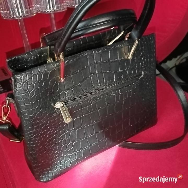 TOREBKA damska guess czarna imitacja skóry Dla kobiet Ropczyce sprzedam