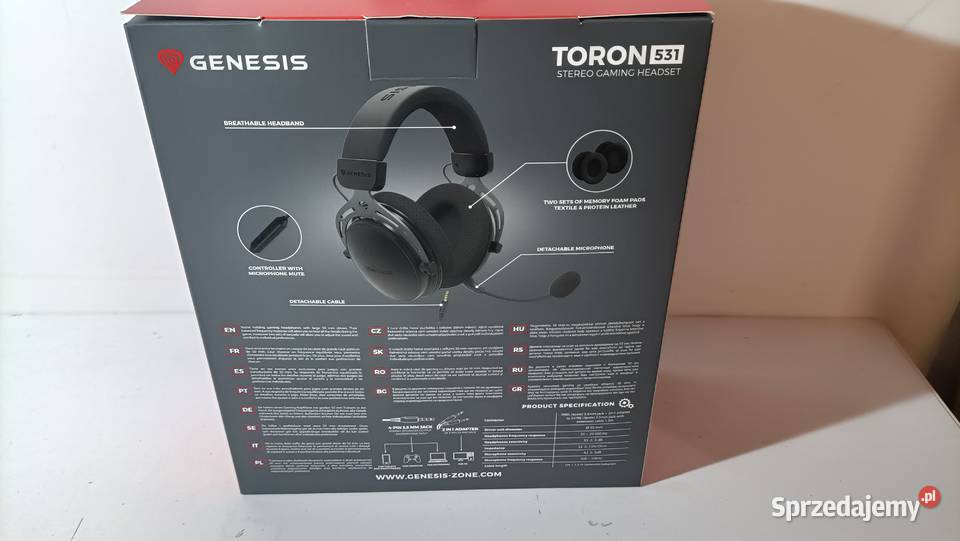 Słuchawki GENESIS Toron 531 Katowice