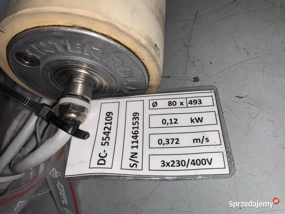 Interroll Drum Motor 120W 80 mm x 493 mm 0372 ms Warszawa