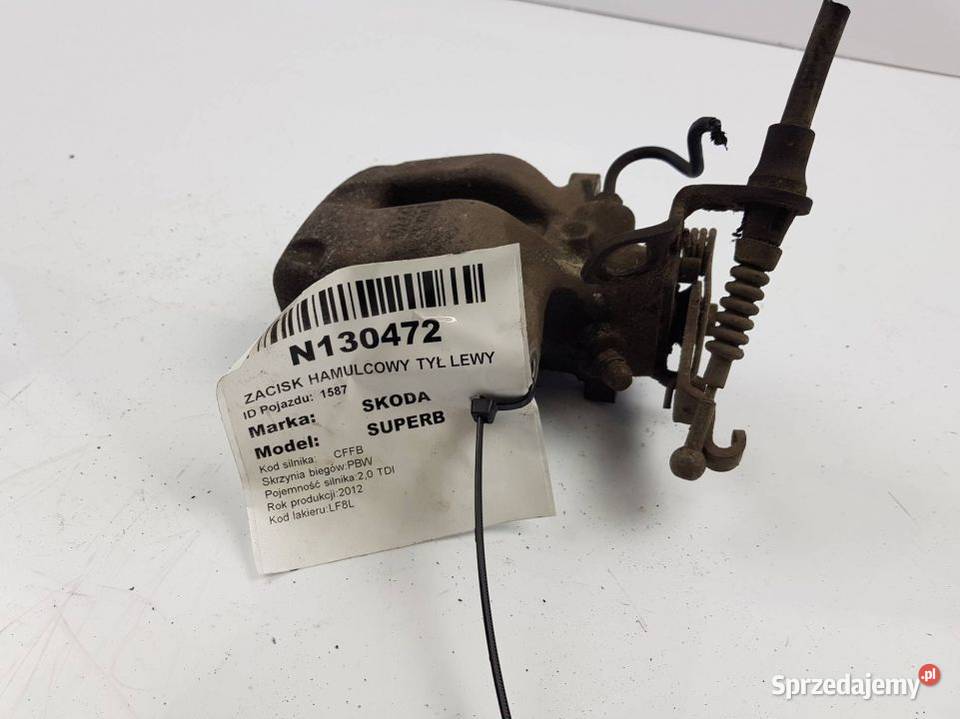 ZACISK HAMULCOWY TYŁ LEWY 20TDI SUPERB II Lipno